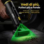 Aspirador portátil sem fios 3 em 1, 28 000 Pa, 120 W, com 7 acessórios, para automóvel, casa, escritório e pelos de animais